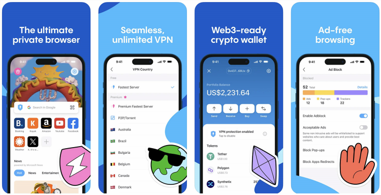 Aloha vpn расширение